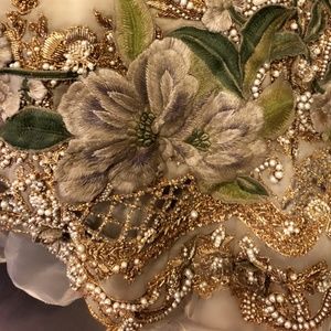 Embroiled Original Branded Brial Dress with matching pouch